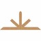 Ekena Millwork Saratoga Timber Gable Bracket, Western Red Cedar, 84"W x 38"H x 5 1/2"D x 5 1/2"F, 11/12 Pitch GBW084X38X0606SAR00SWR - alternate 1